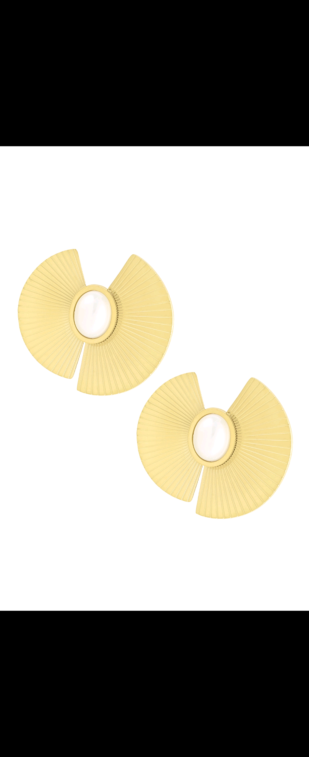 Gold Swirl Earring