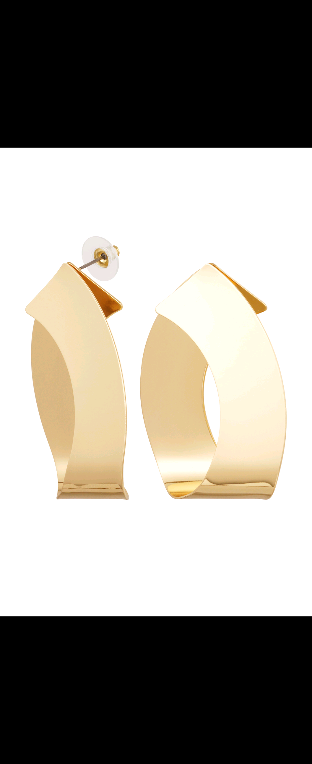 Gold Fling Earring