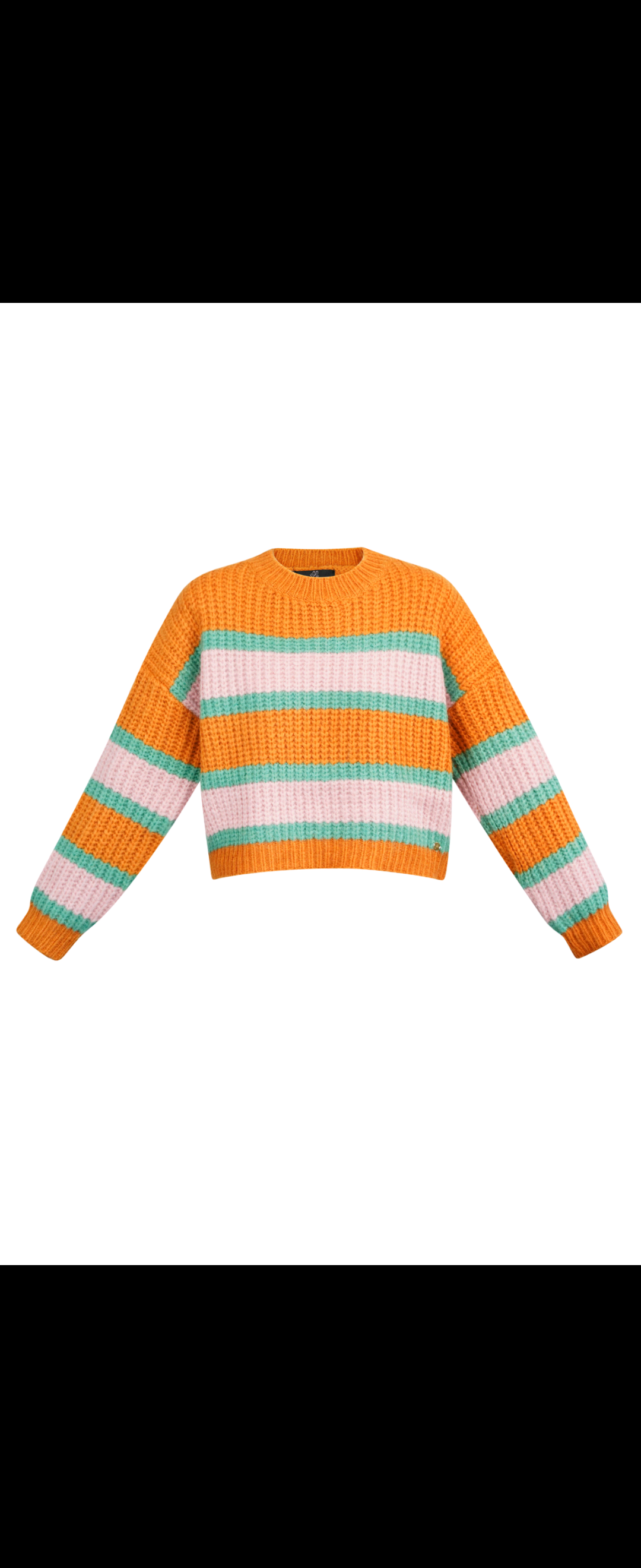 Knitted Color Block Sweater