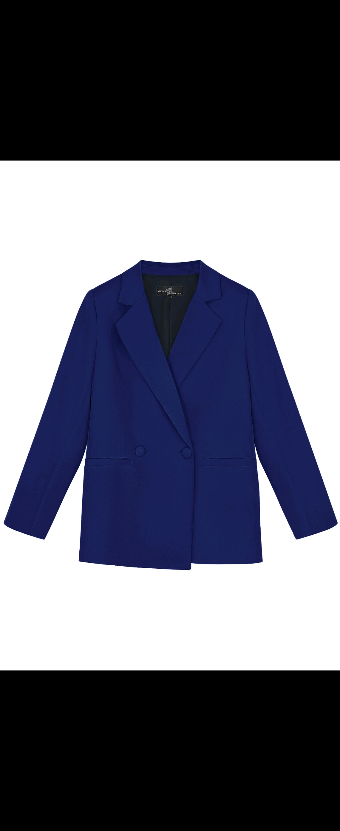 Dark Blue Plain Blazer