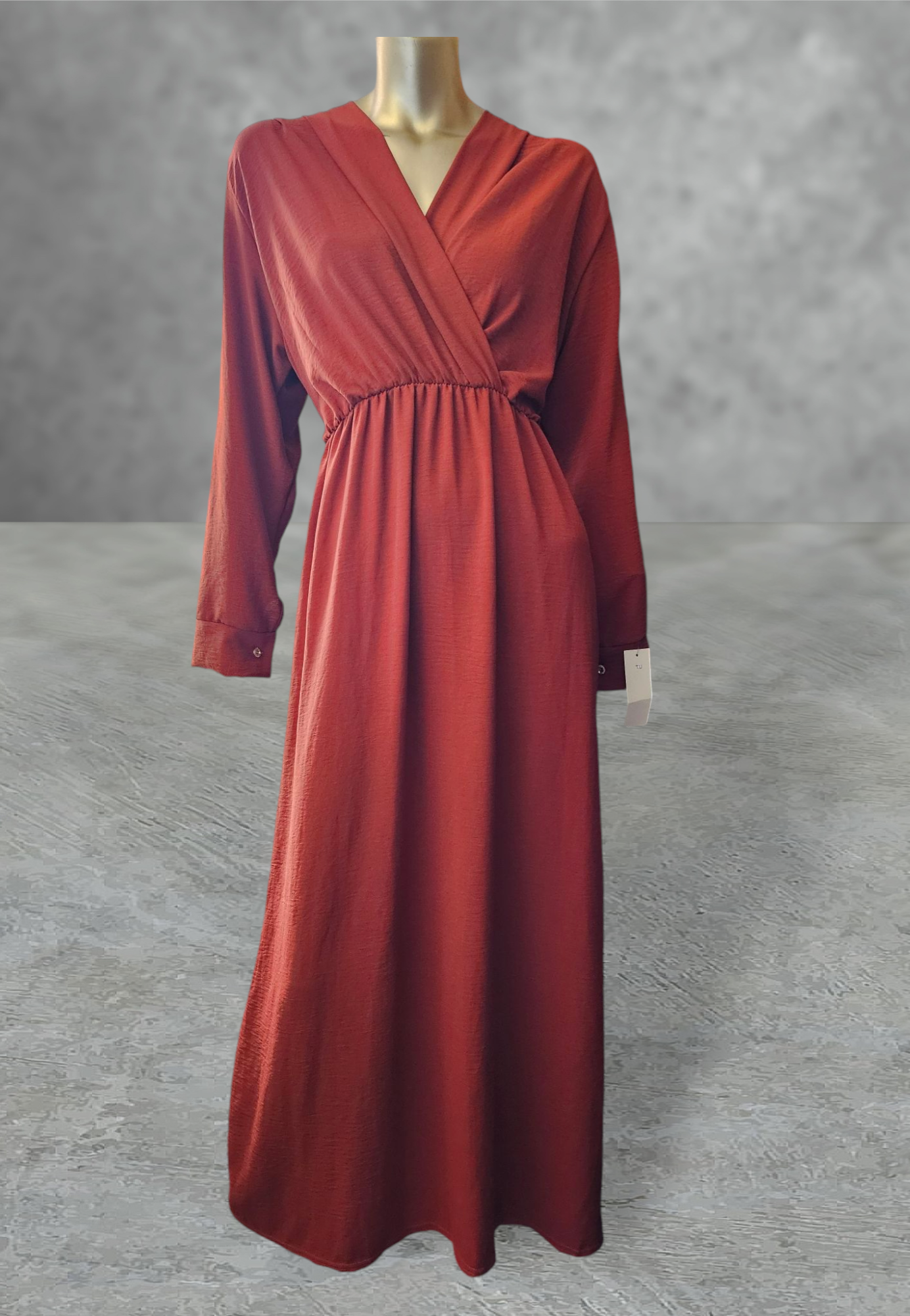 Rust Maxi Dress