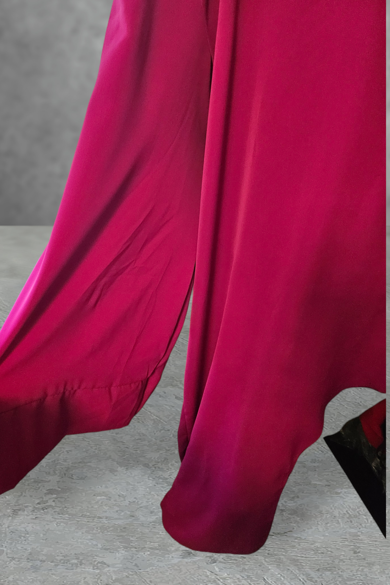 Fuschia Asymmetrical Top