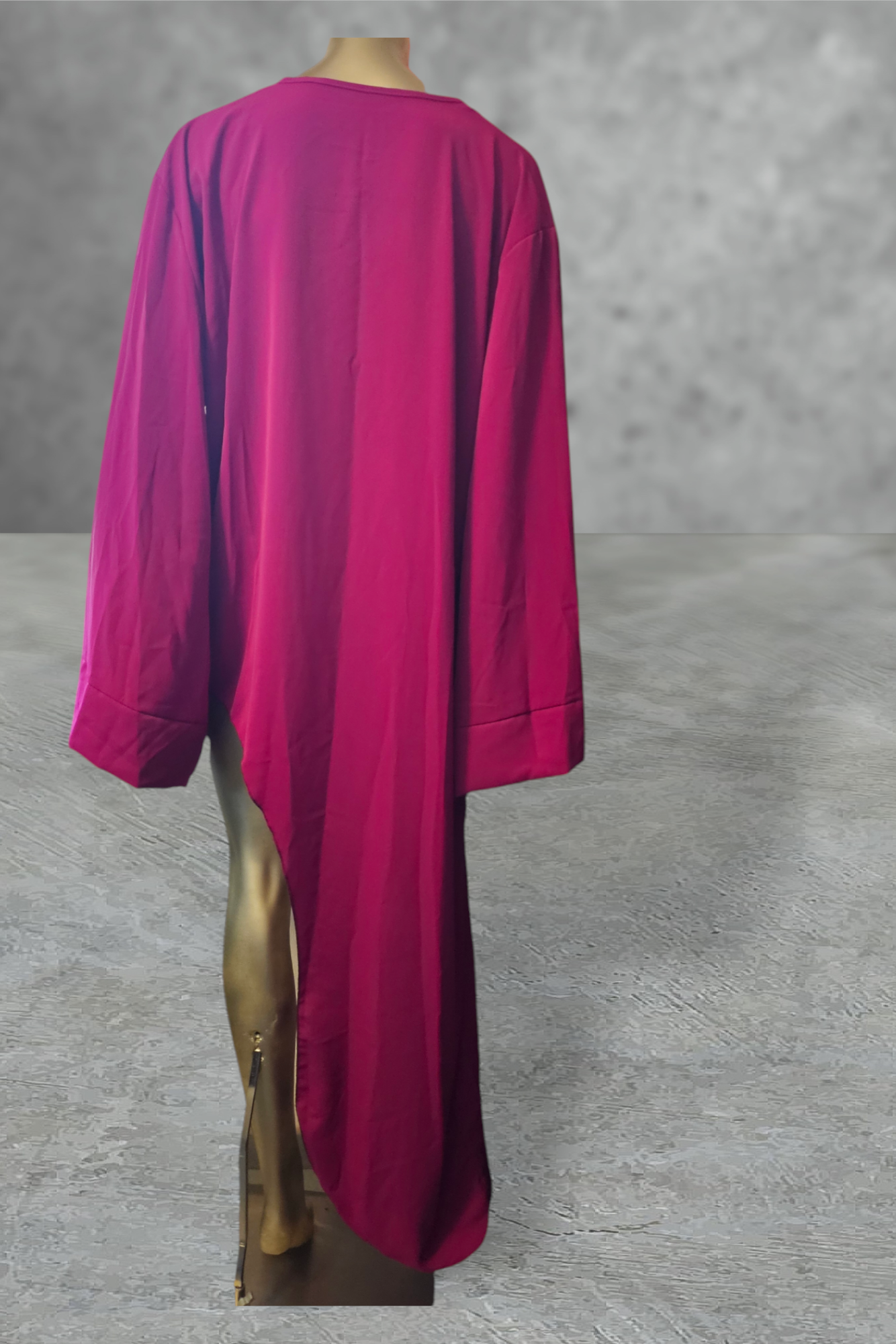 Fuschia Asymmetrical Top