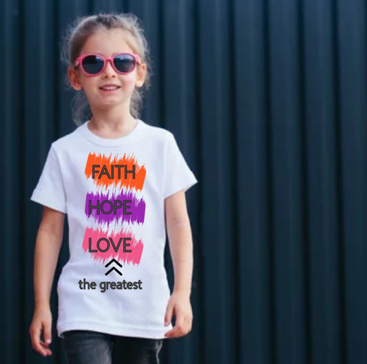 Kids Faith,Hope,Love T-shirt