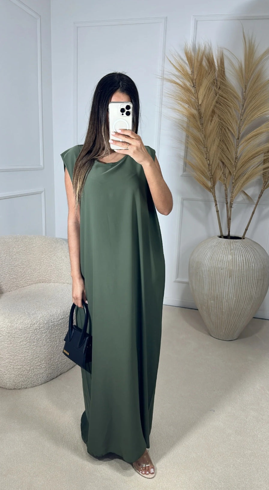 Satin Maxi Slip Dress