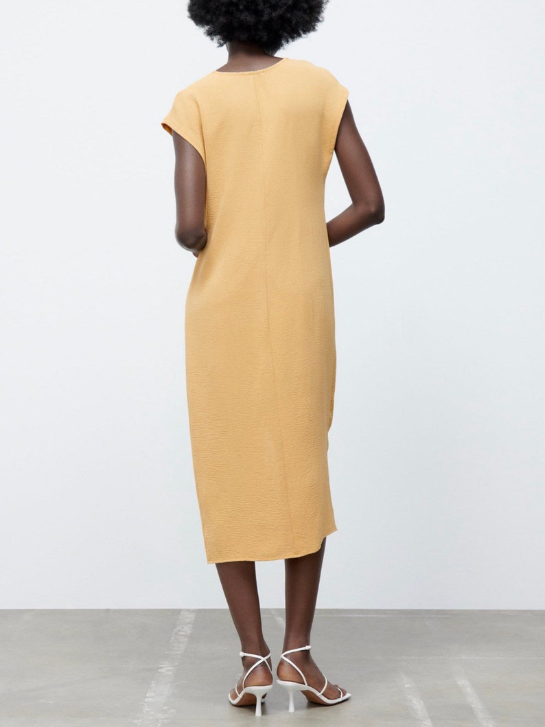 Tie Front Midi Dress