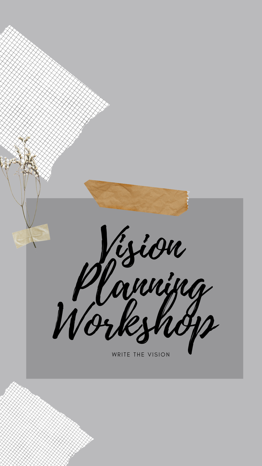 Write The Vision Planner