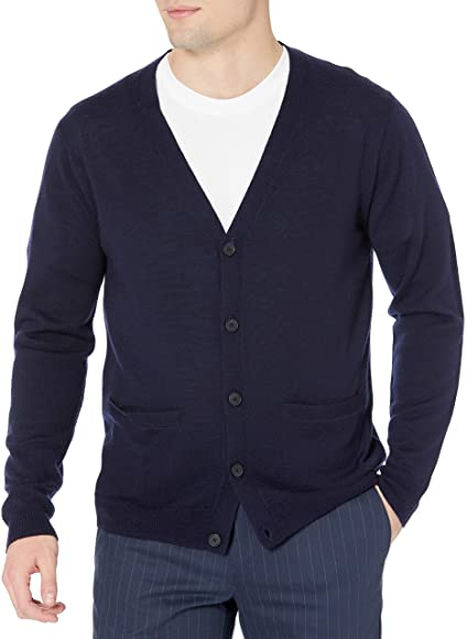 Men's Navy blue cardigan