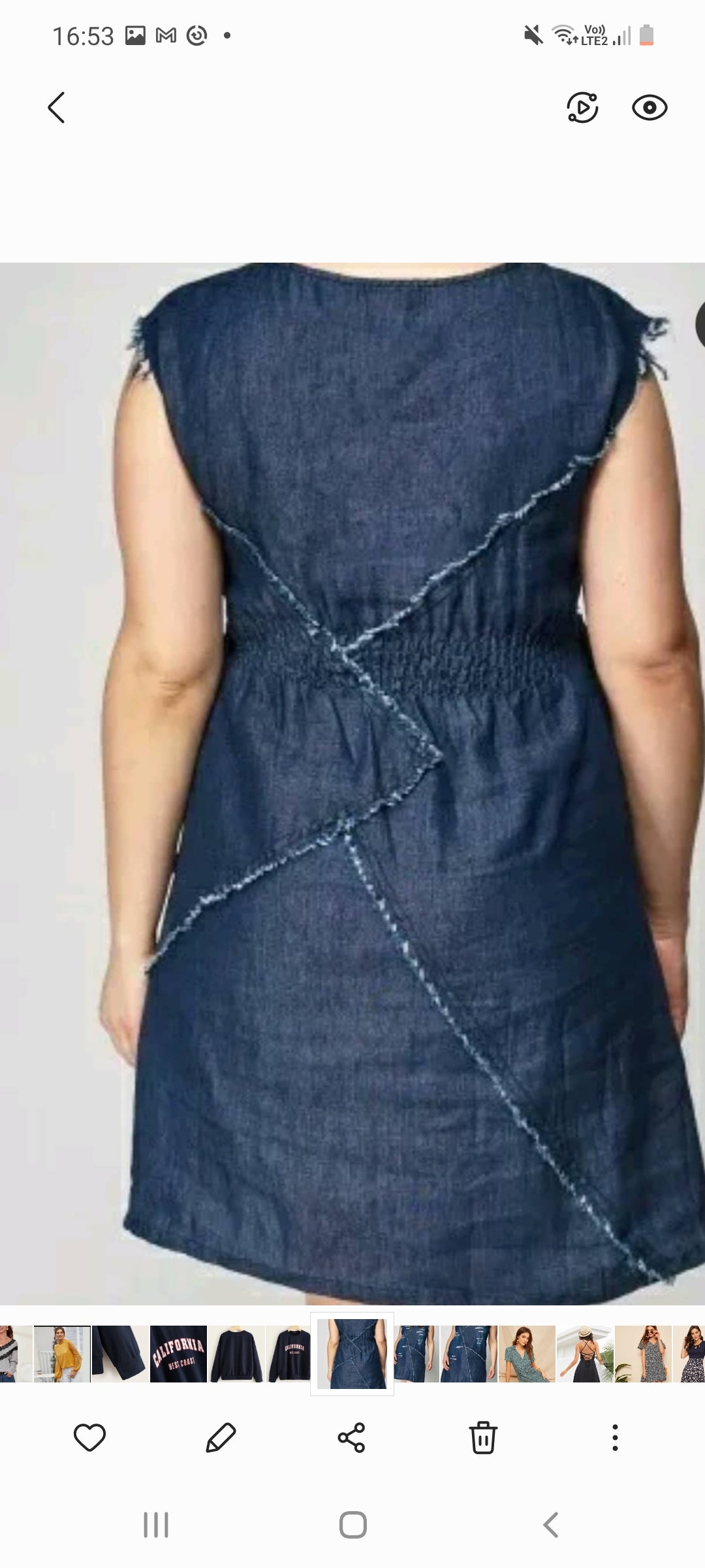 Plus size Denim dress